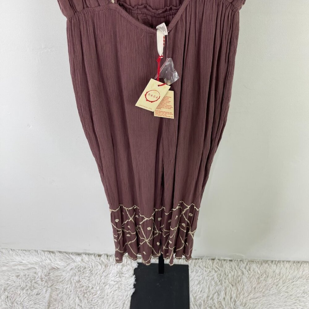 NWT RAGA Chocolate V-Neck Sequin Jumpsuit Various Sizes XS/S/M/L - Picture 8 of 16